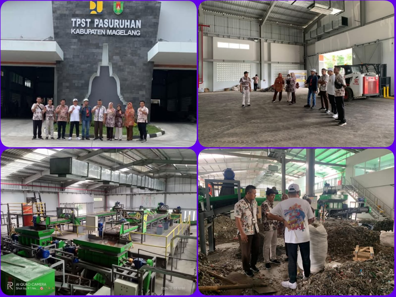Kunjungan BAPPERIDA Kab. Pati Ke TPA dan TPST Pasuruhan Magelang